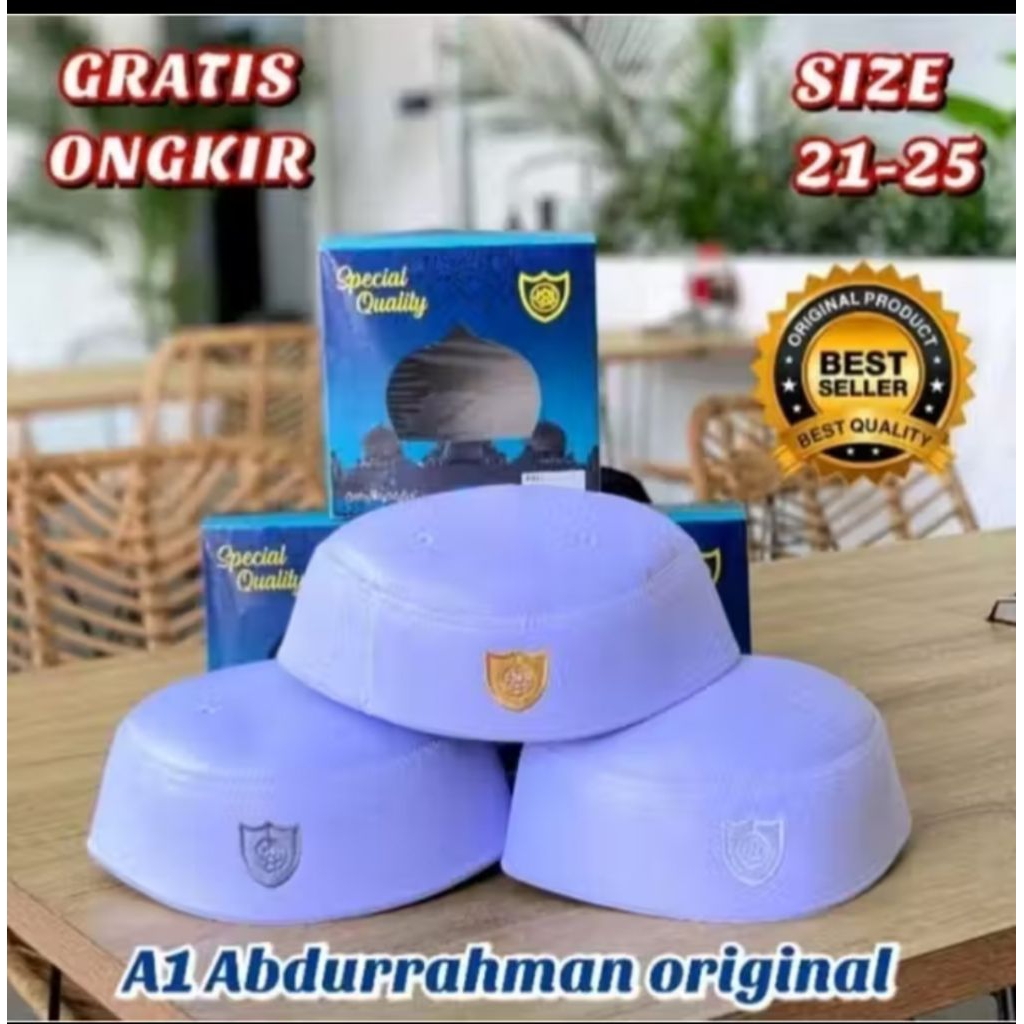 kopiah-peci Malaysia A1 original import asli tebal bukan palsu