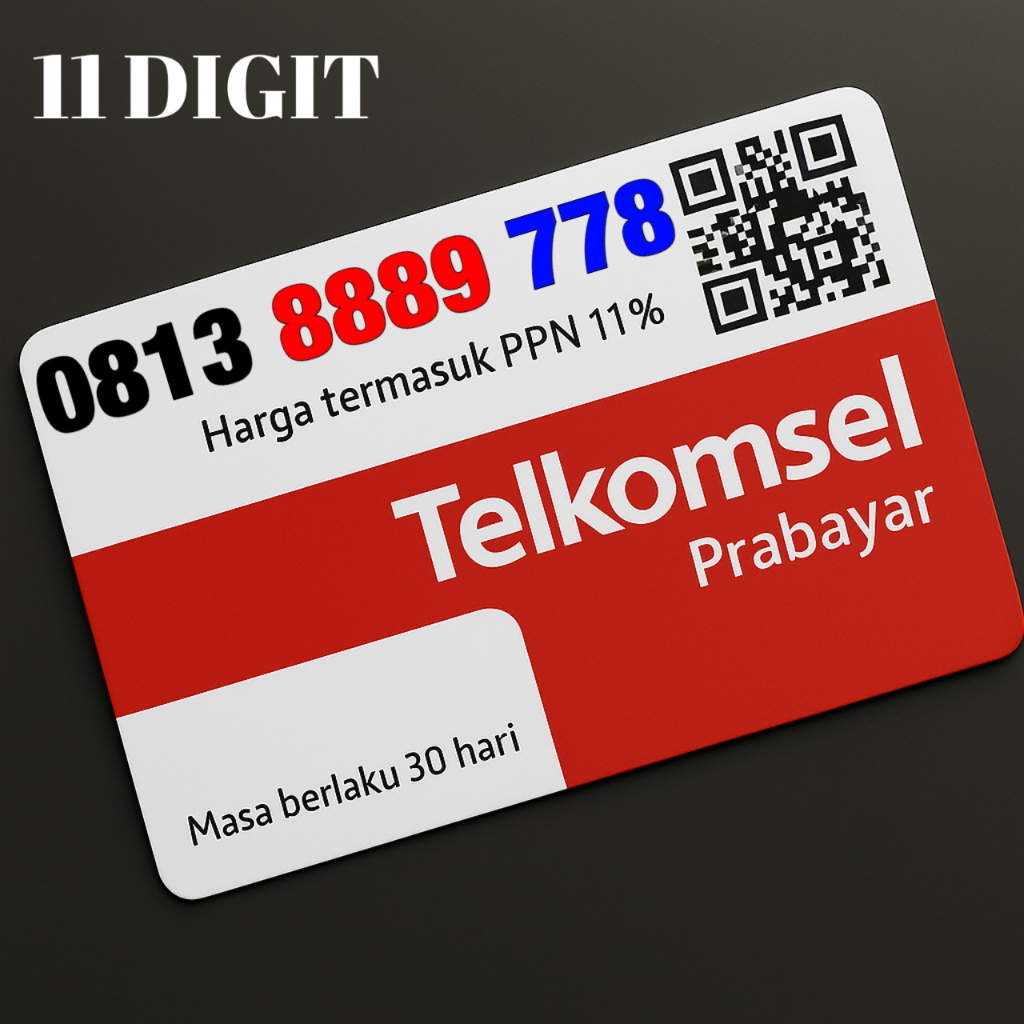 Nomor Cantik Telkomsel Simpati 11 DIGIT - 0813 8889 778
