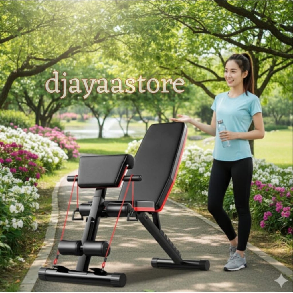 Sit Up Dumbell Bench TL-712 Alat Olahr aga Sit Up fitnes Dan Gym