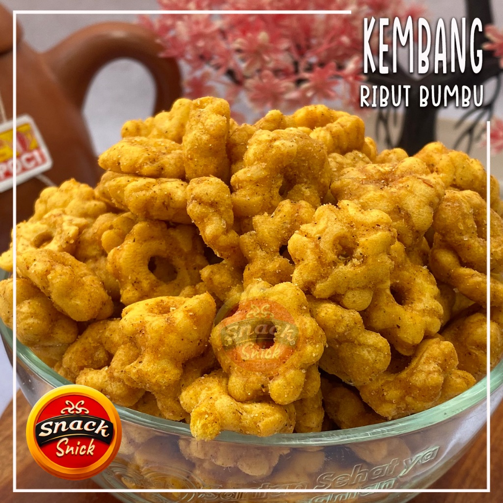Ribut Snack Pilus Kembang Ribut 1kg Bumbu Melimpah Sakura Ribut