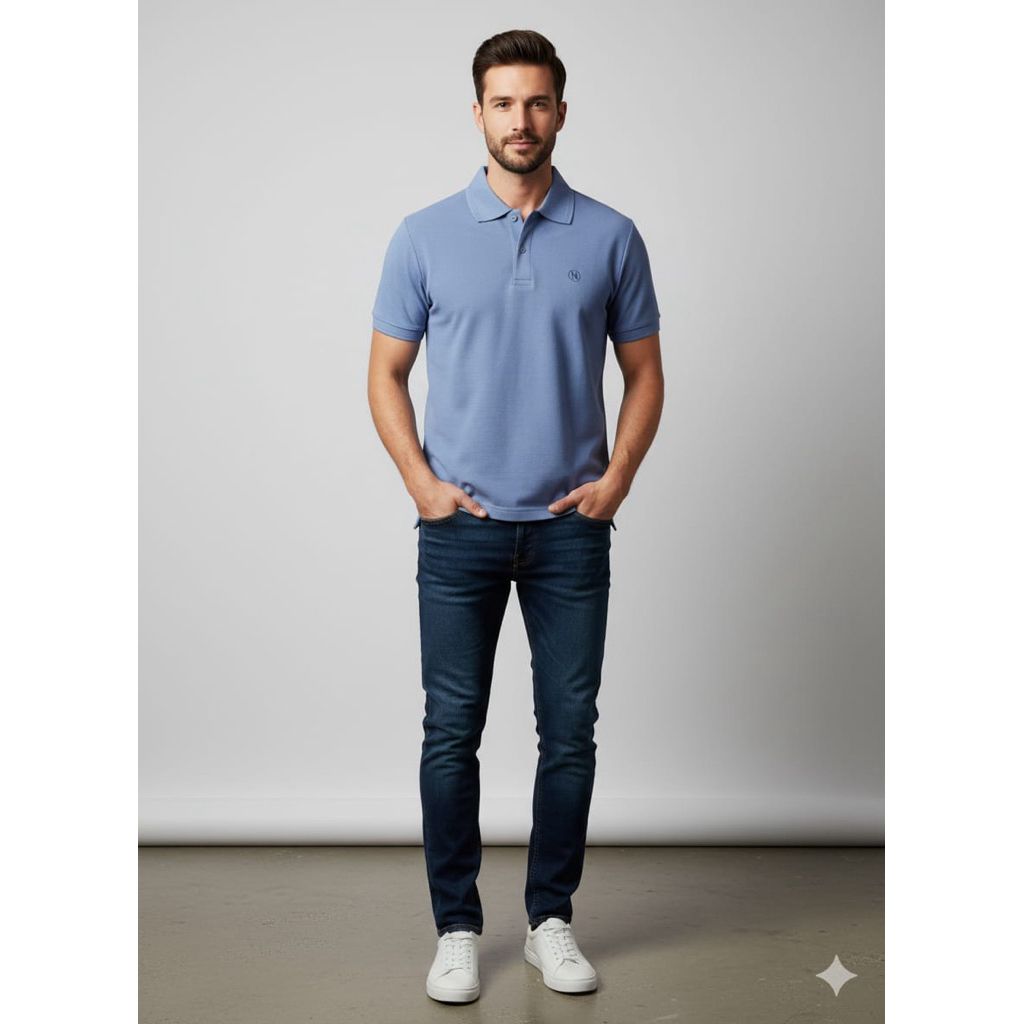 Kaos Kerah Nevada pria