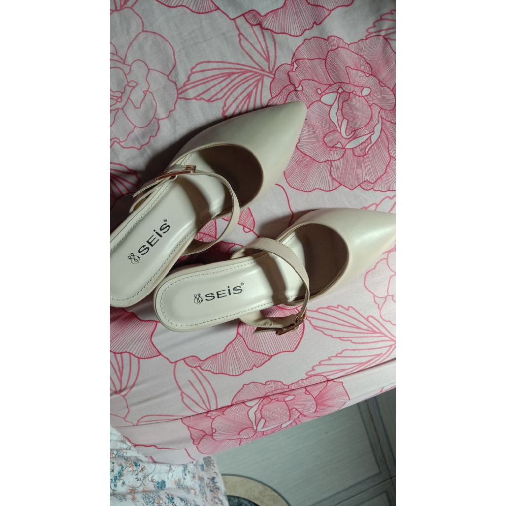 sepatu heels hak tahu wanita korea seis
