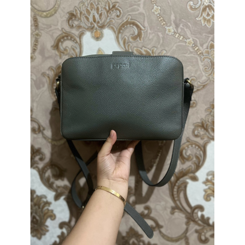 Pepari Leather - Slingbag PA - 119 Grey