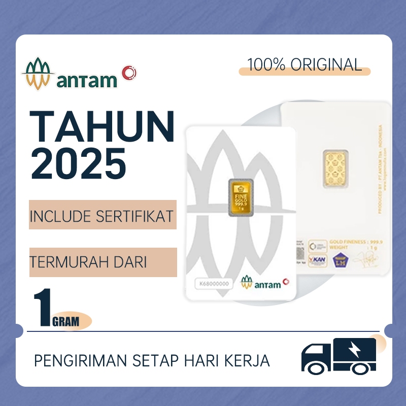 ANTAM 1GR LOGAM MULIA EMAS ANTAM 1 GRAM LM ANTAM CERTIEYECERTICARD