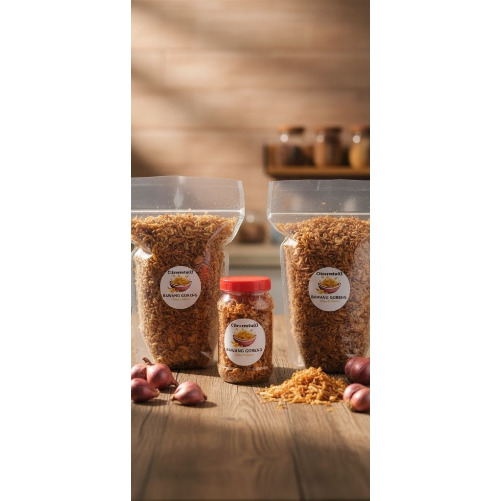 BAWANG GORENG ASLI (1kg)