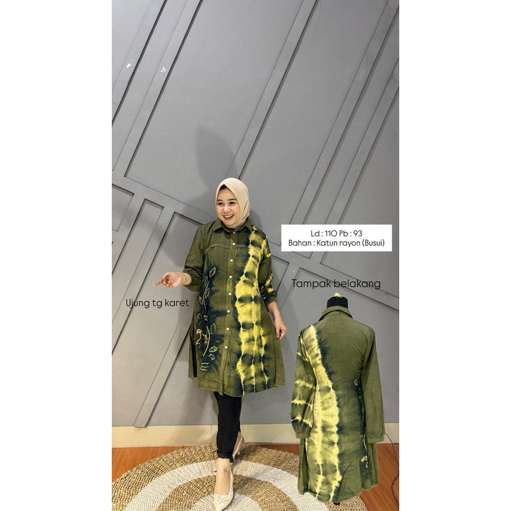 Tunik Sasirangan Wanita