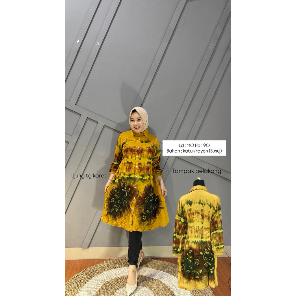 Tunik Sasirangan Wanita