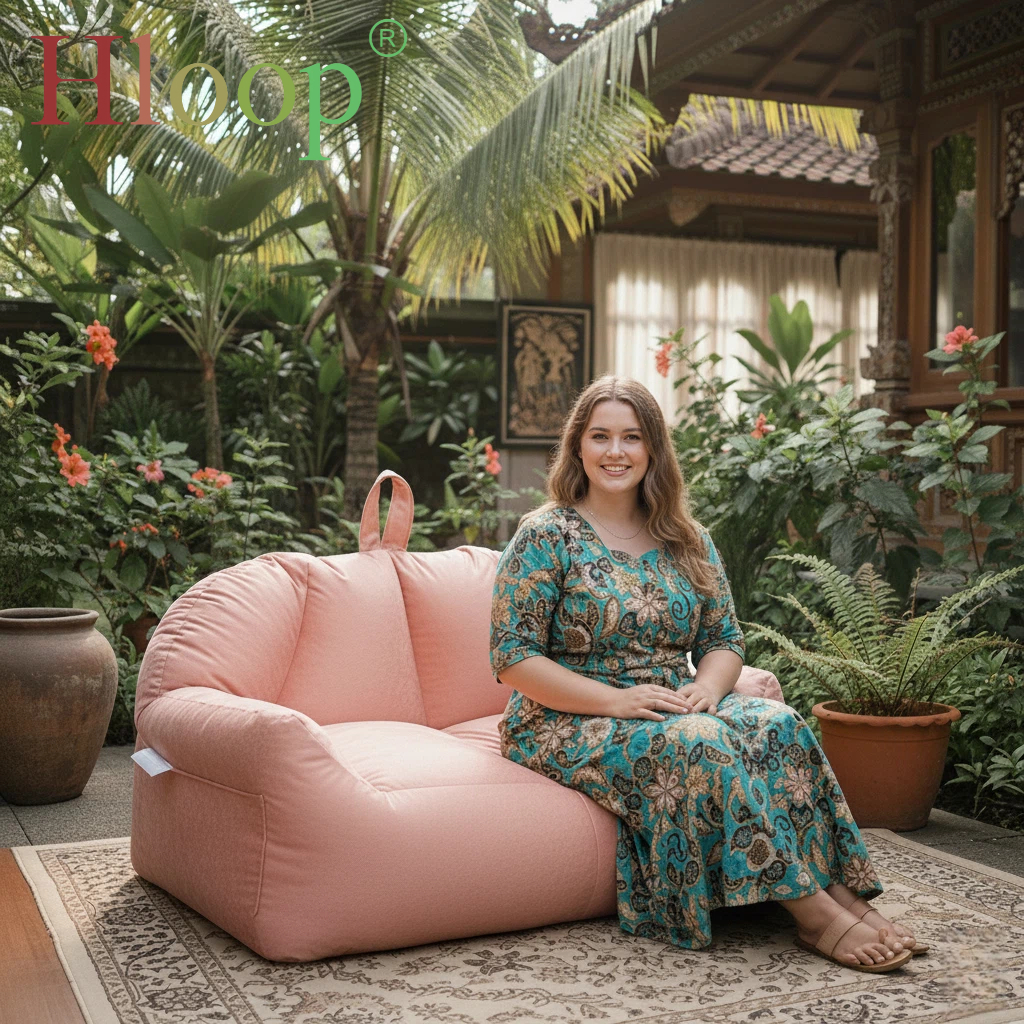 Hloop bean bag sofa  malas  kamar minimalis kursi 2 seater set kursi minimalis ruang tamu sofa mini