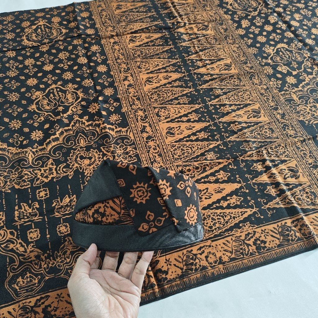 Lacak Jambi dan Sarung set tanjak ikat kepala pria all size