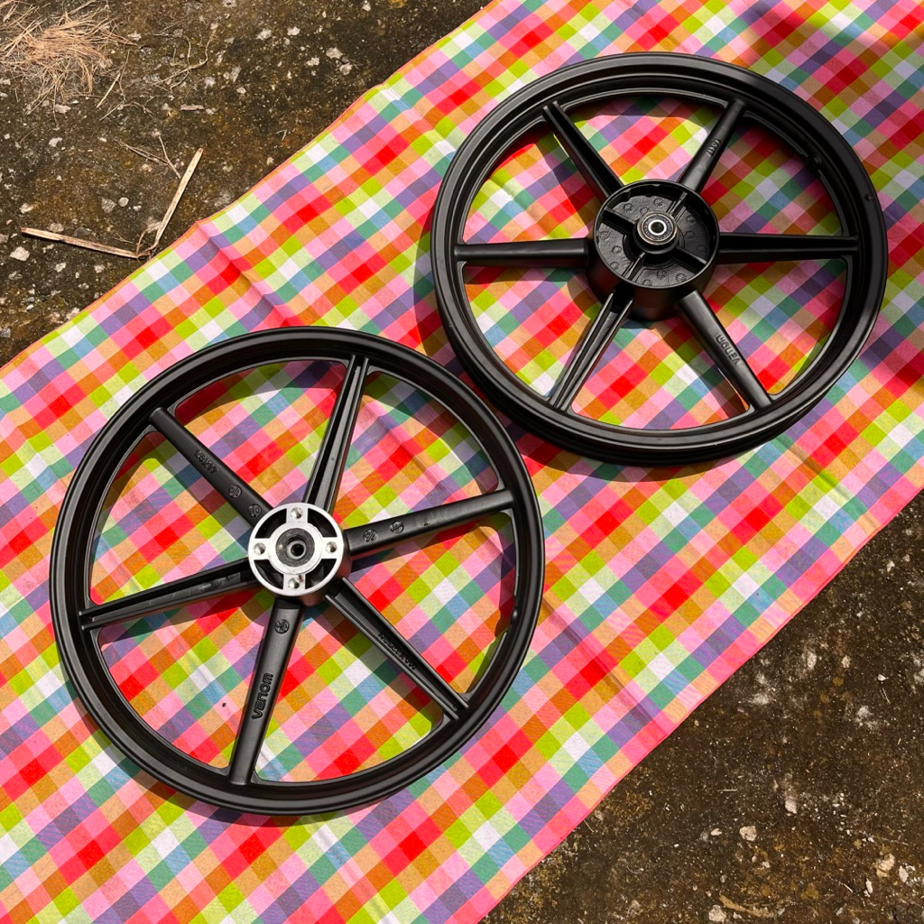 VELG RACING VENOM PALANG 6 PNP KAWASAKI KAZE R ZX 130 JOY EDGE BLITZ R ZONE 125 ORIGINAL NOS