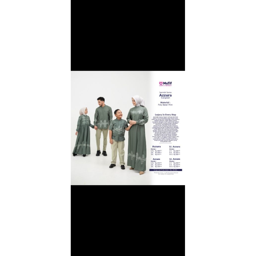 SARIMBIT SERIES AZZURA EVERGREEN & AZZAM EVERGREEN