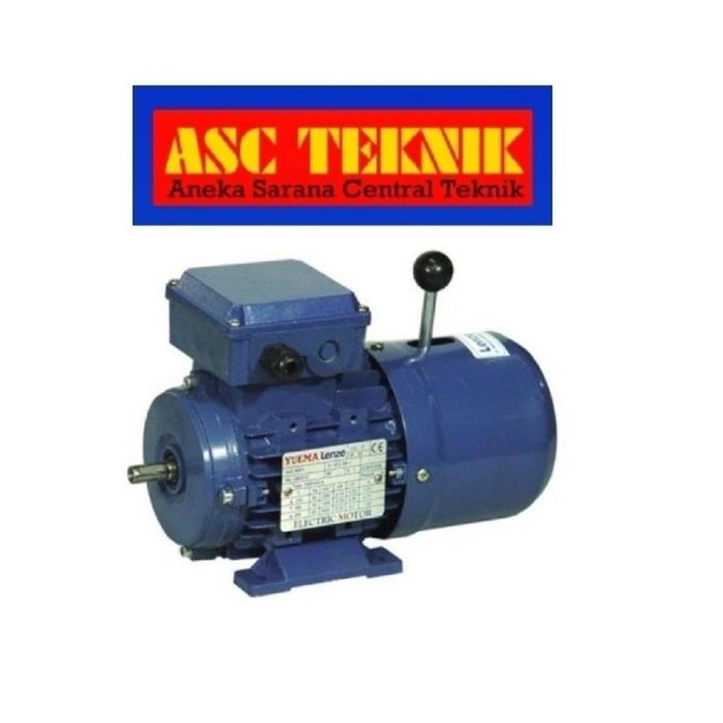 Electric Motor Brake Yuema YAB 4P 3Hp 2.2Kw 3Phase B3 Foot DC brake
