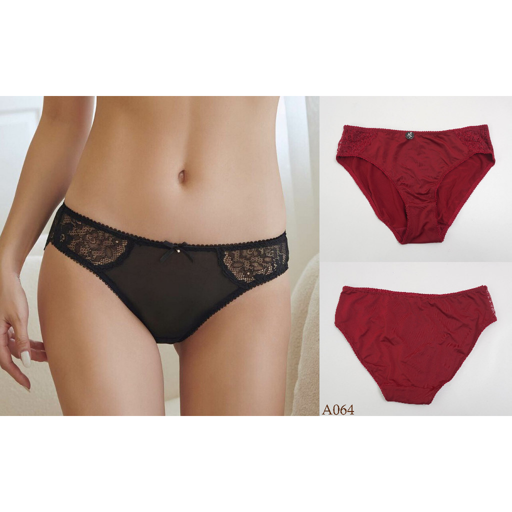 Celana Dalam Wanita Renda ST YVES Panty Model Mini L XL Bahan Halus Pakaian Dalam / Underwear A064 C