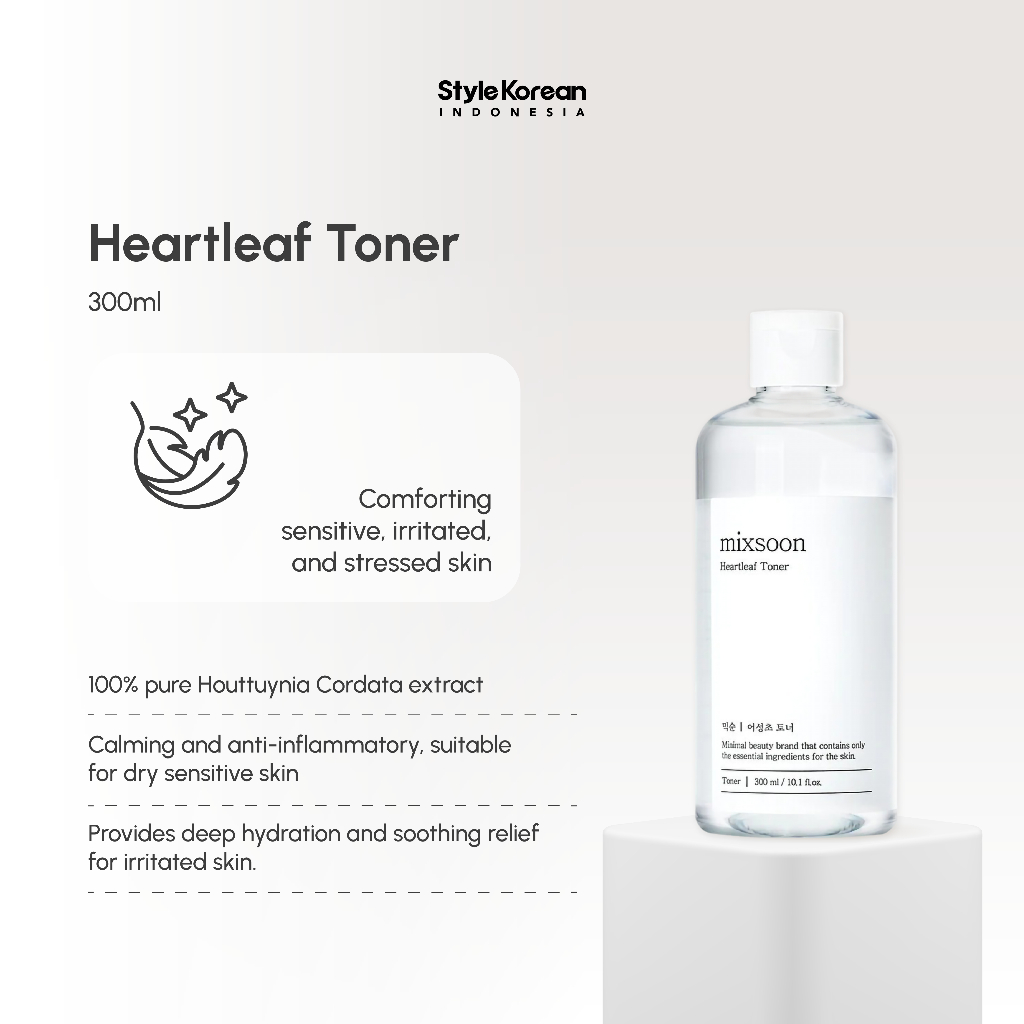 MIXSOON Heartleaf Toner 300ml
