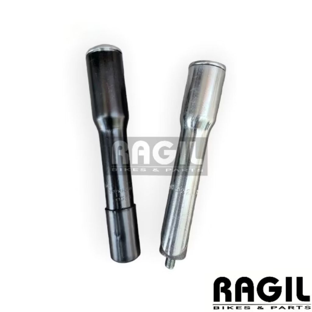 ADAPTOR STEM 21.1 HITAM / SILVER SEPEDA FEDERAL BMX CAGAK TIANG STEM STIR