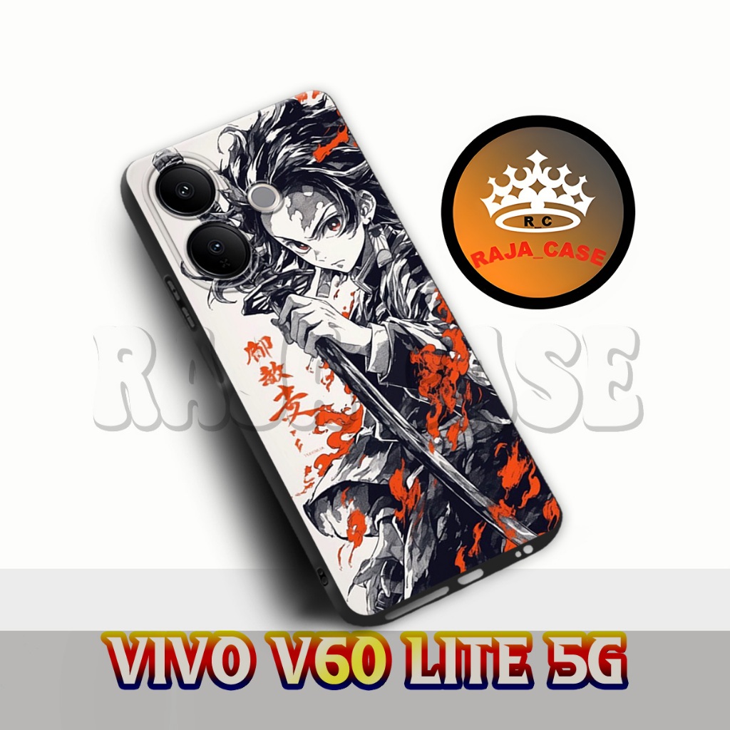 Rc34/Softase karet VIVO V60 LITE 5G - Motif Anime - Case Hp VIVO V60 LITE 5G - Casing VIVO V60 LITE 