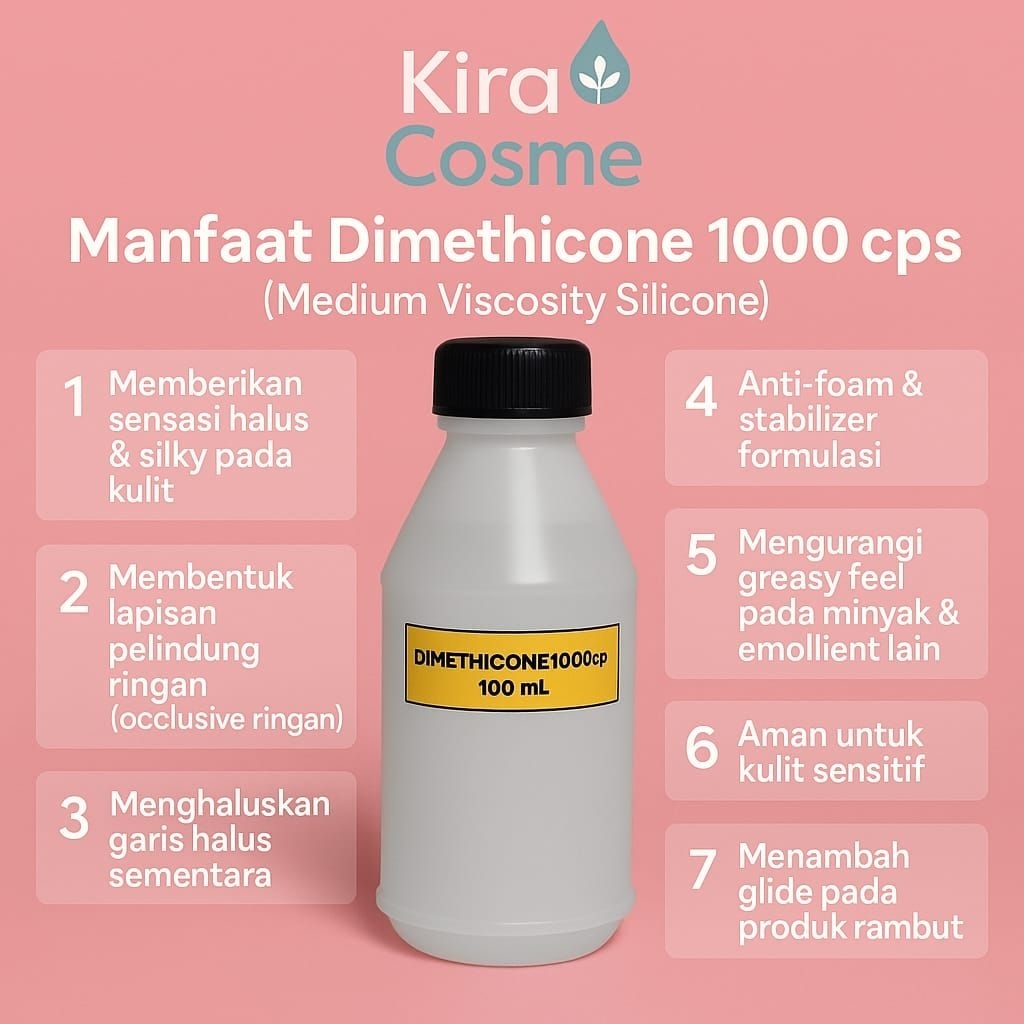 Dimethicone 1000 cps 100 ml Liquid Bahan Kosmetik 100 ml