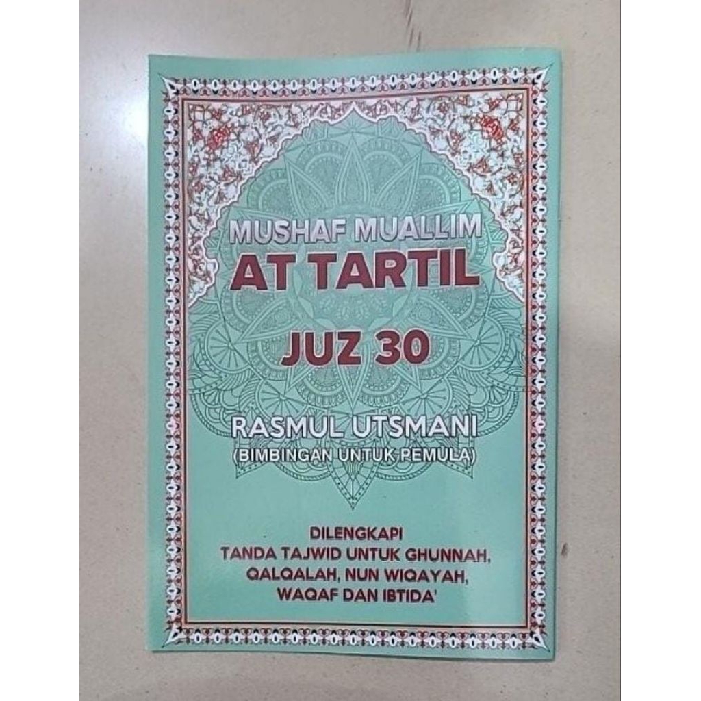 Mushaf Muallim At Tartil Juz 30 Rasmul Utsmani