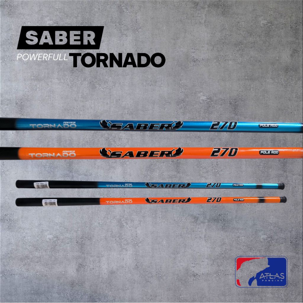 Joran Tegek Tornado SABER  270 cm  material fiber