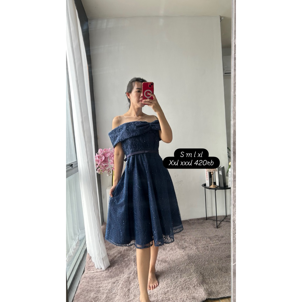Reine Dress In Navy