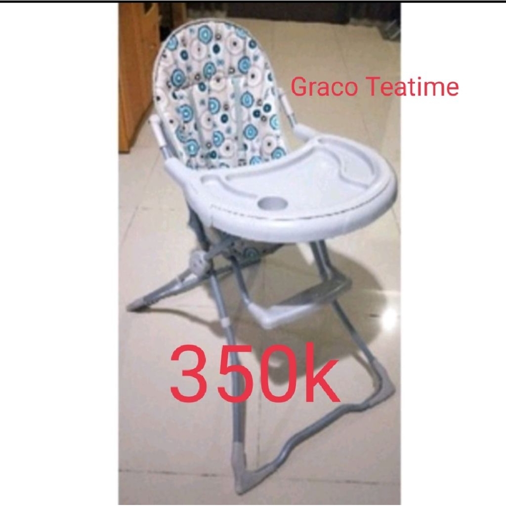 High chair kursi makan bayi foldable Graco preloved