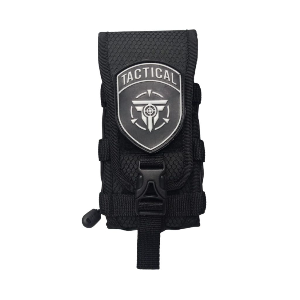 SARUNG HP TACTICAL SARUNG HP PINGGANG LOGO RUBBER TACTICAL