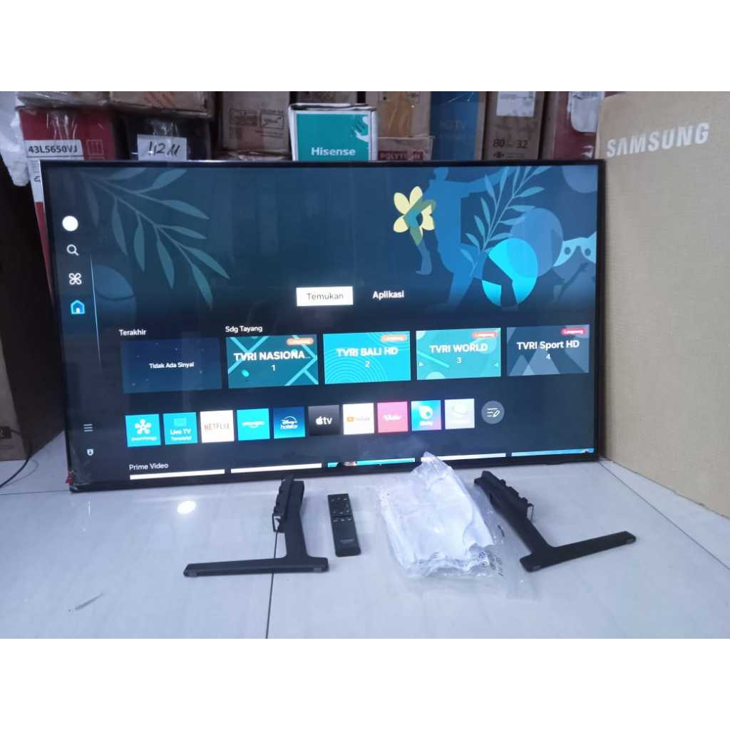SMART TV Samsung 43In 4K UHD Sudah Bisa Youtue Digital TV Kondisi bekas pemakaian 6203F