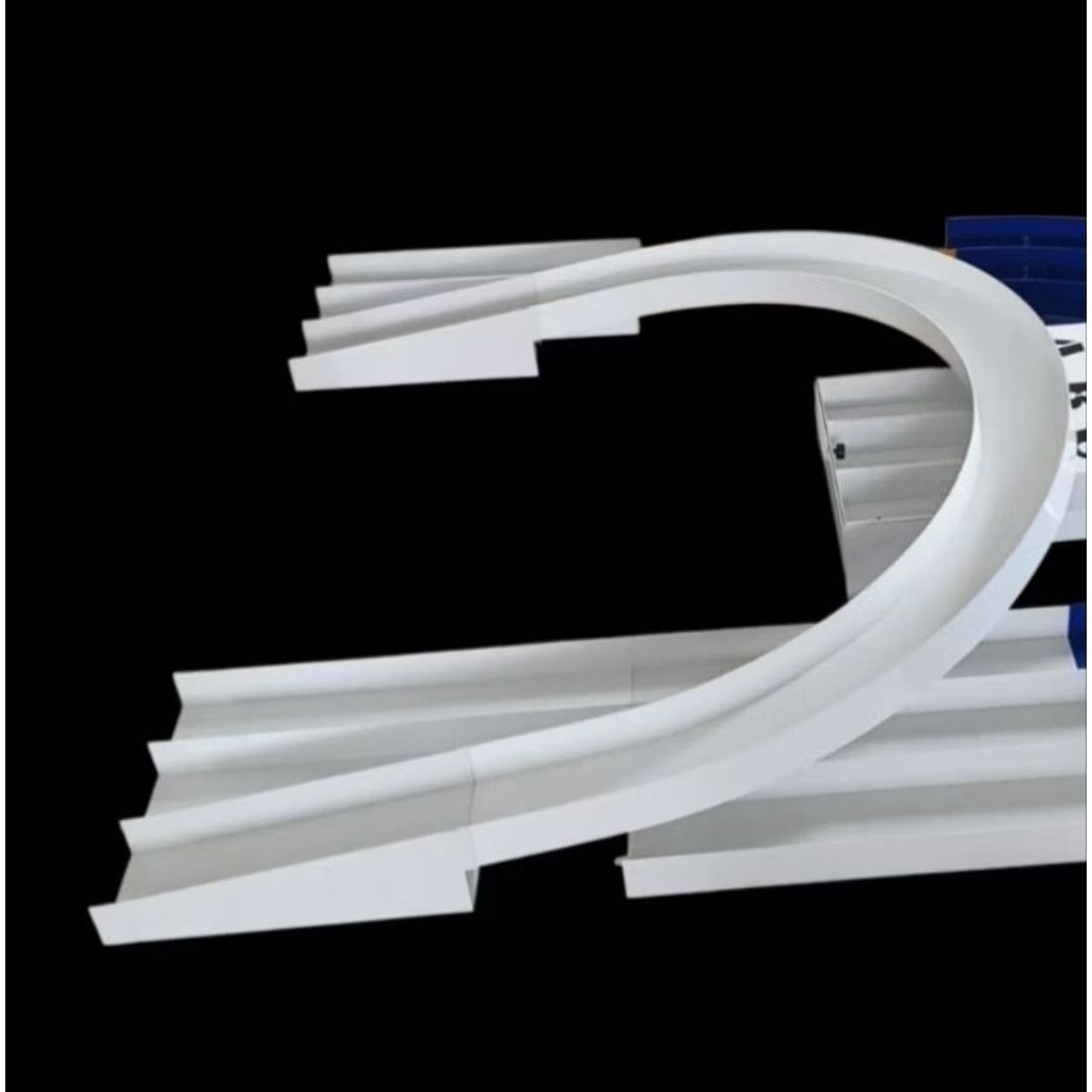 TRACK FLYOVER 20° PVC PUTIH / TREK FLYOVER TAMIYA