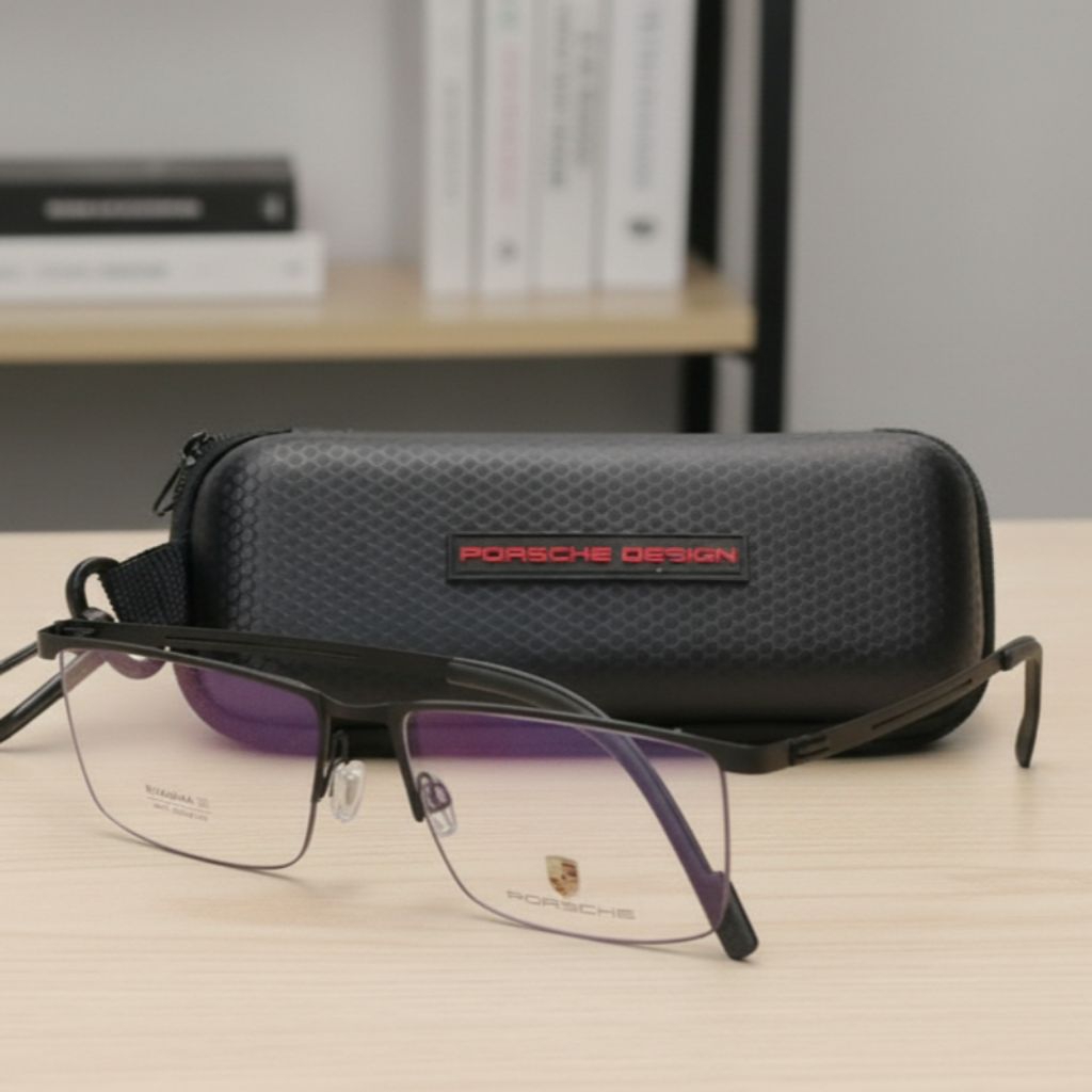 frame Kacamata Porsche Design Titanium high quality