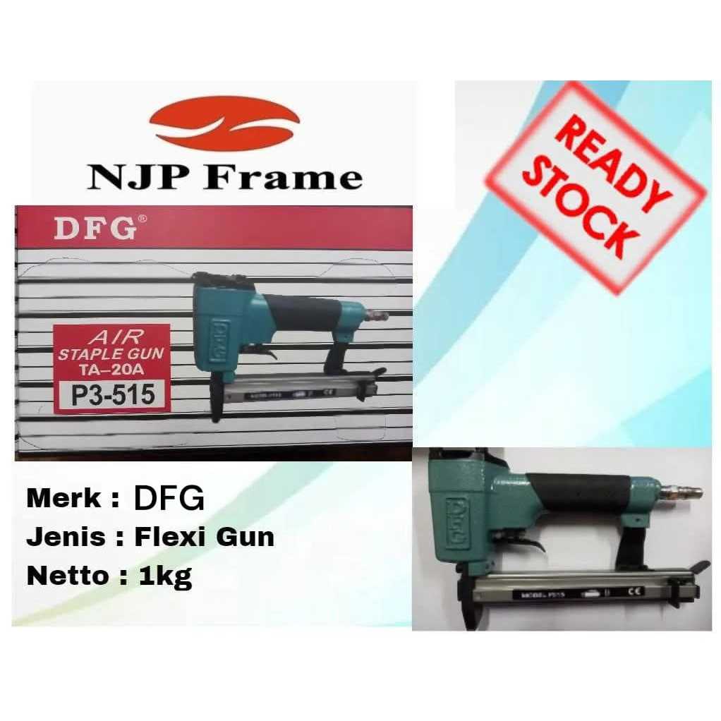 Flexi Gun Angin / Alat Tembak Paku Flexi Poin / Alat Tembak Paku Penahan Papan