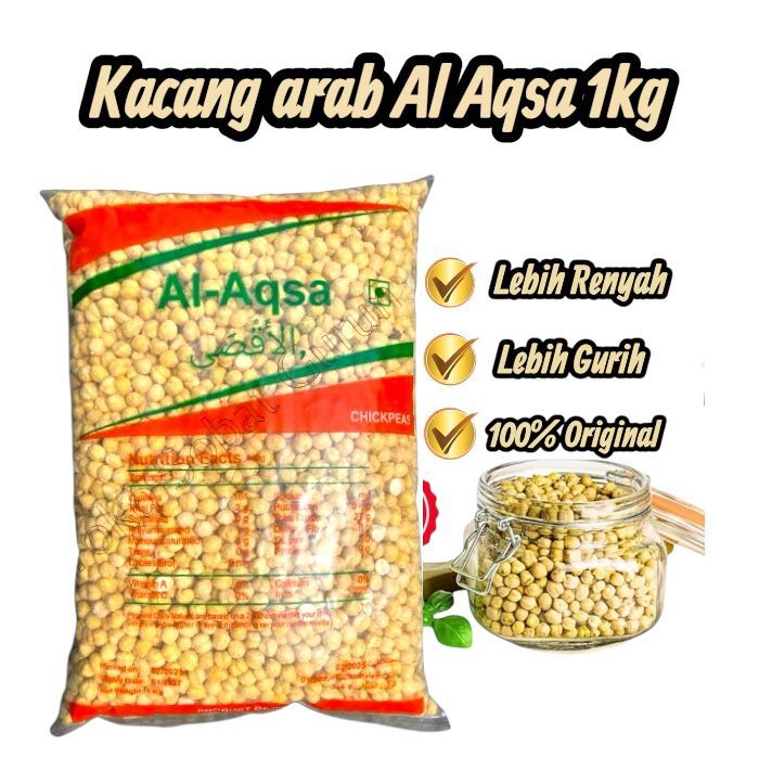 Kacang arab AL MADINA ( SUDAH MATANG) 1kg / KACANG ARAB / KACANG / OLEH OLEH HAJI UMROH