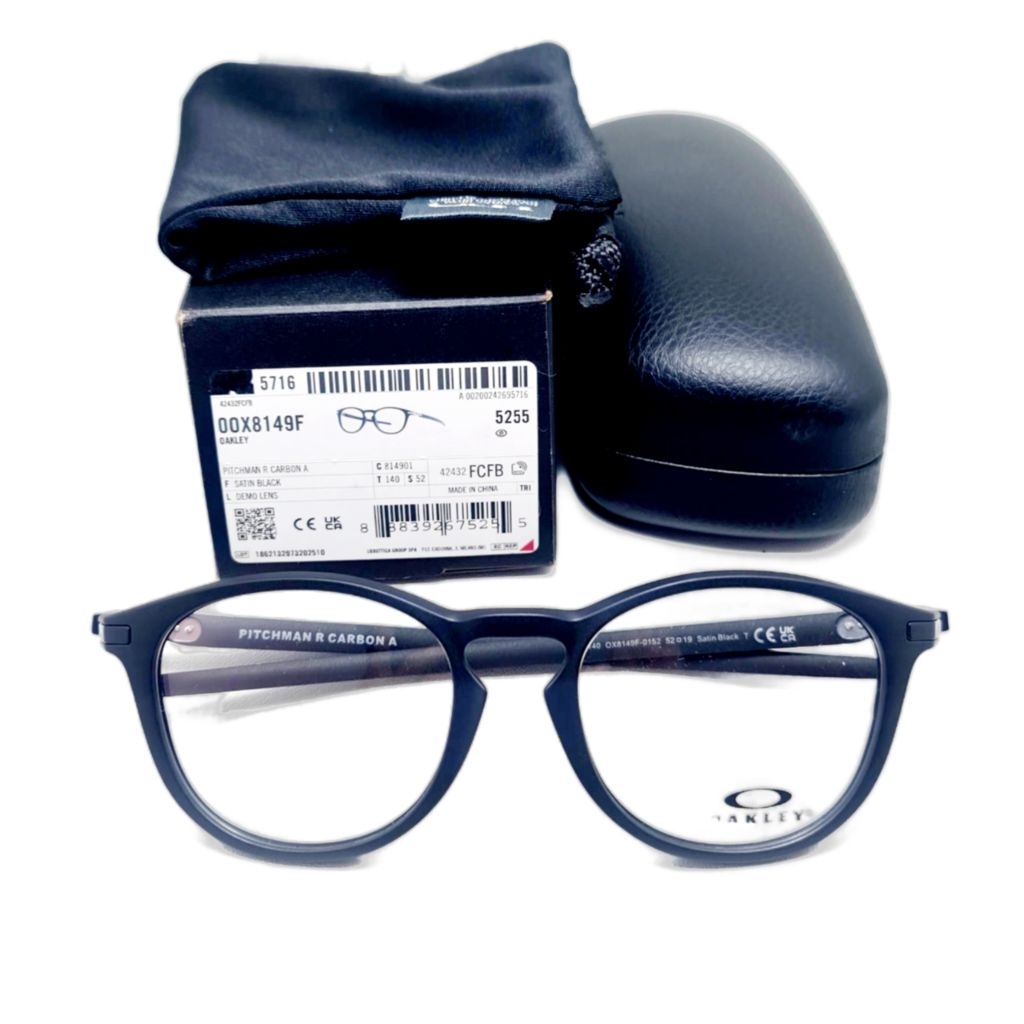 Frame Kacamata Oakley Pitchman R Carbon A original OX8149F 01 satin Black
