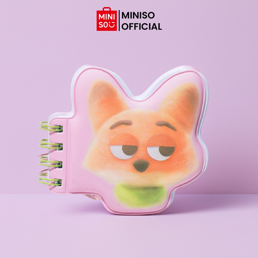 MINISO X Disney Zootopia  2 Collection Figure Stress-relief Wire-bound Book (80 Sheets) Buku Catatan