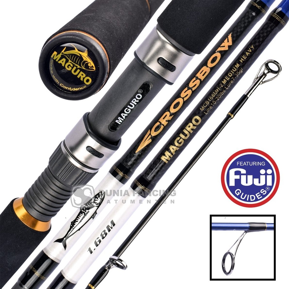 Joran Spinning MAGURO CROSSBOW | Jigging | Dasaran | Saltwater | joran Laut