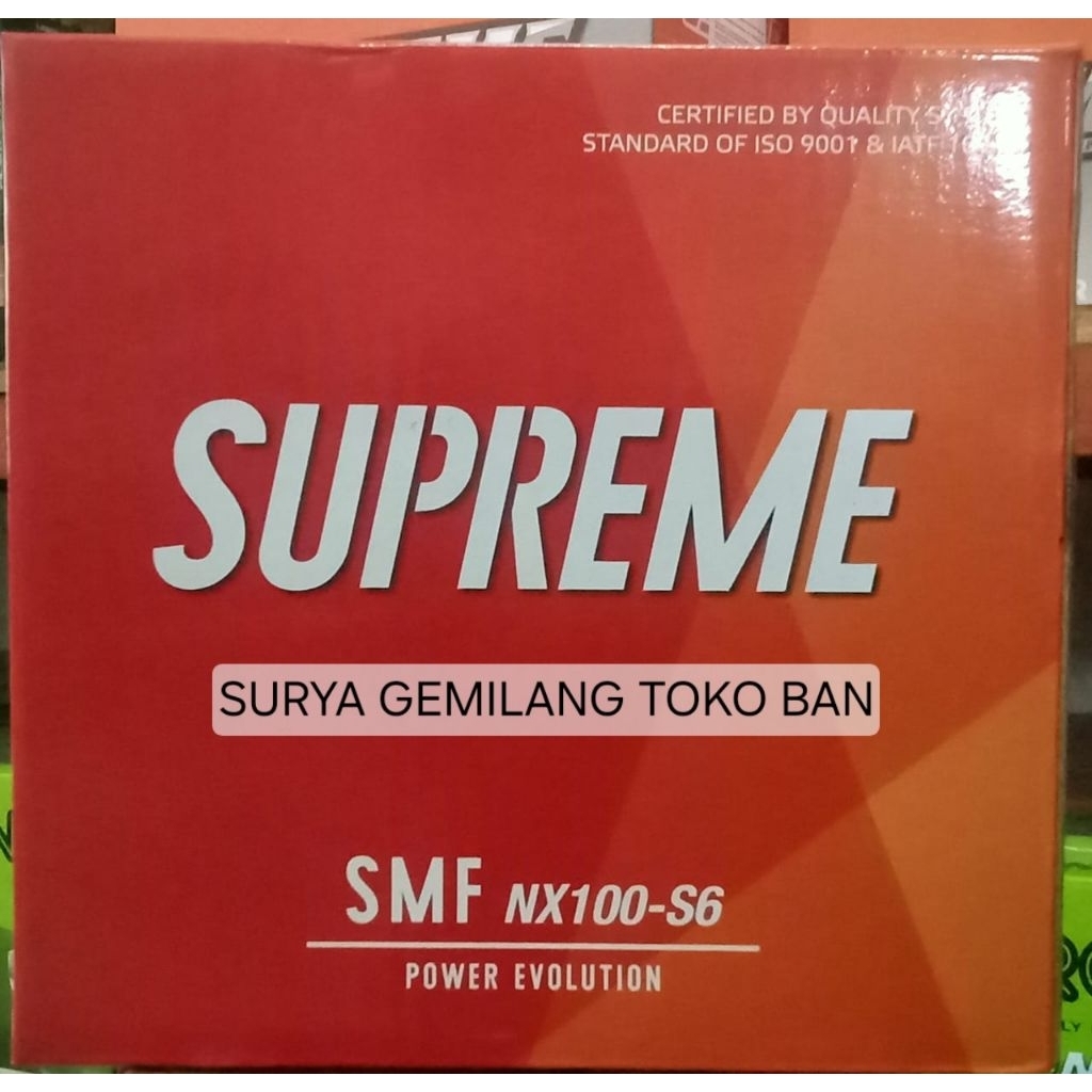 ACCU MOBIL SUPREME NS60 / NS60L / NS60LS - BERGARANSI