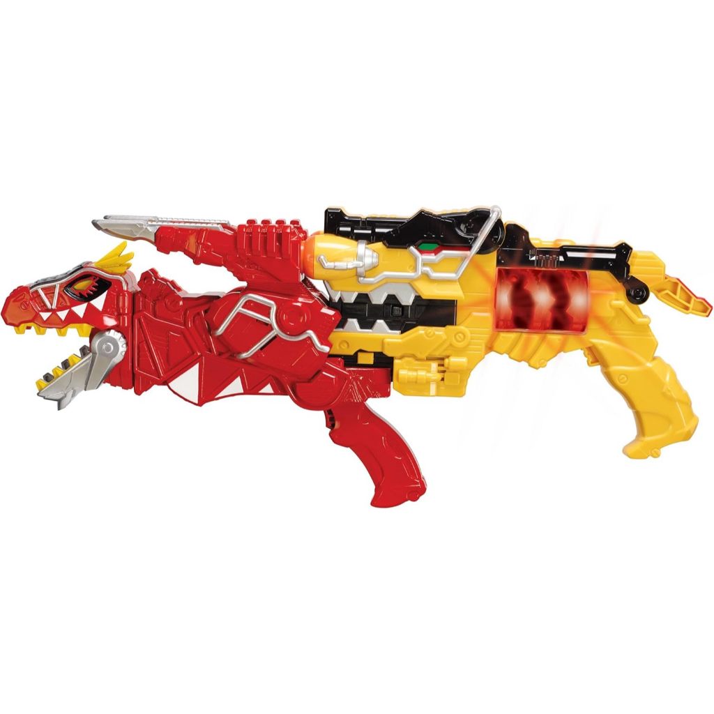 REAALL Power Rangers Dino Super Charge Morper and T-Rex Morpher Blaster Set