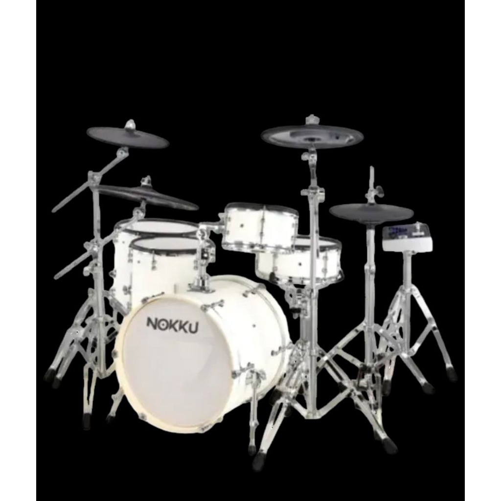 [Bonus Bangku Premium] nk2000 Drum NOKKU NK-2000 NK2000 NK 2000 STANDARD ELECTRONIC DRUM - Black