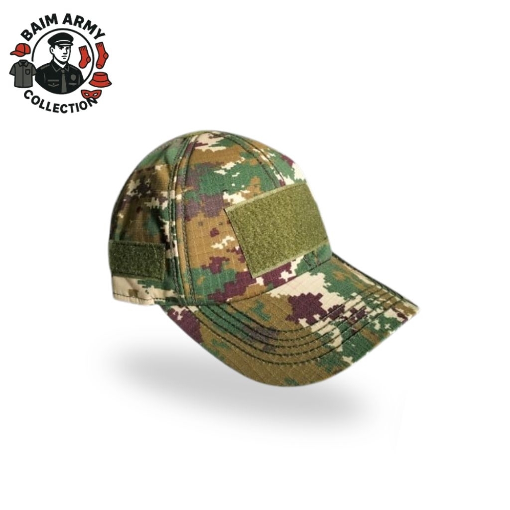 Topi Tactical Loreng Hijau Sage / Sage Green