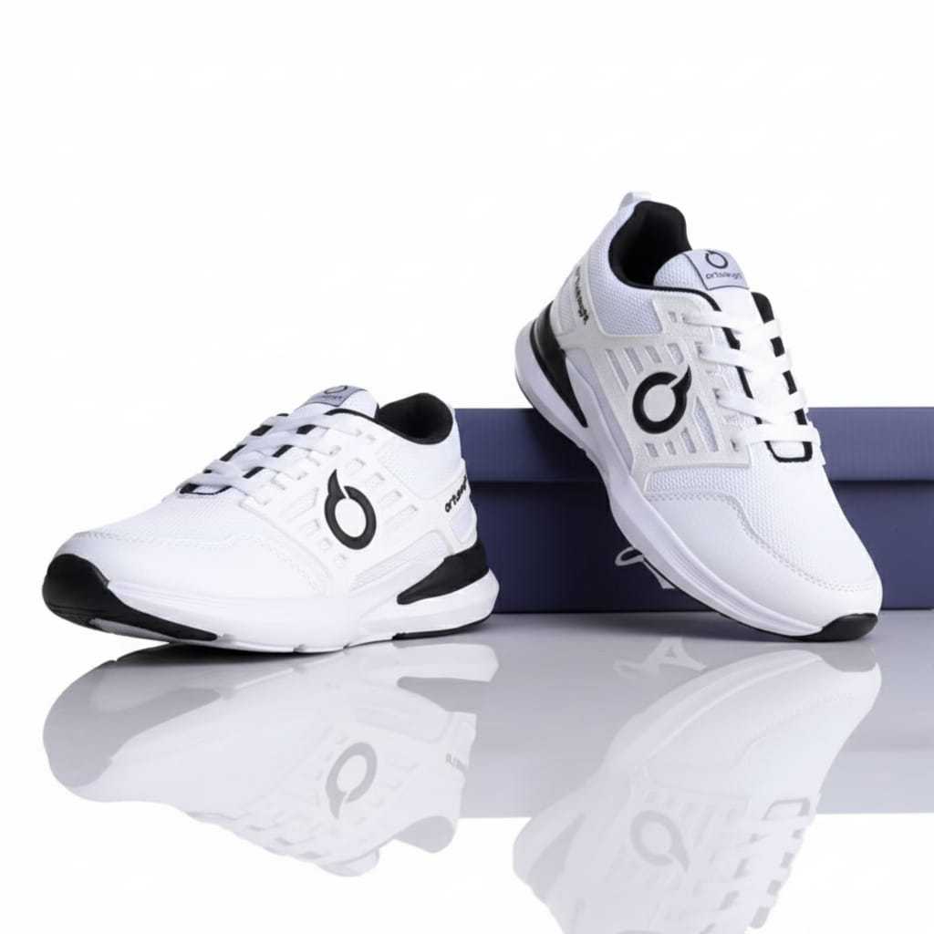 Star Promo Sepatu Running Ortuseight Outdoor  Hitam Putih Sepatu Ortuseight