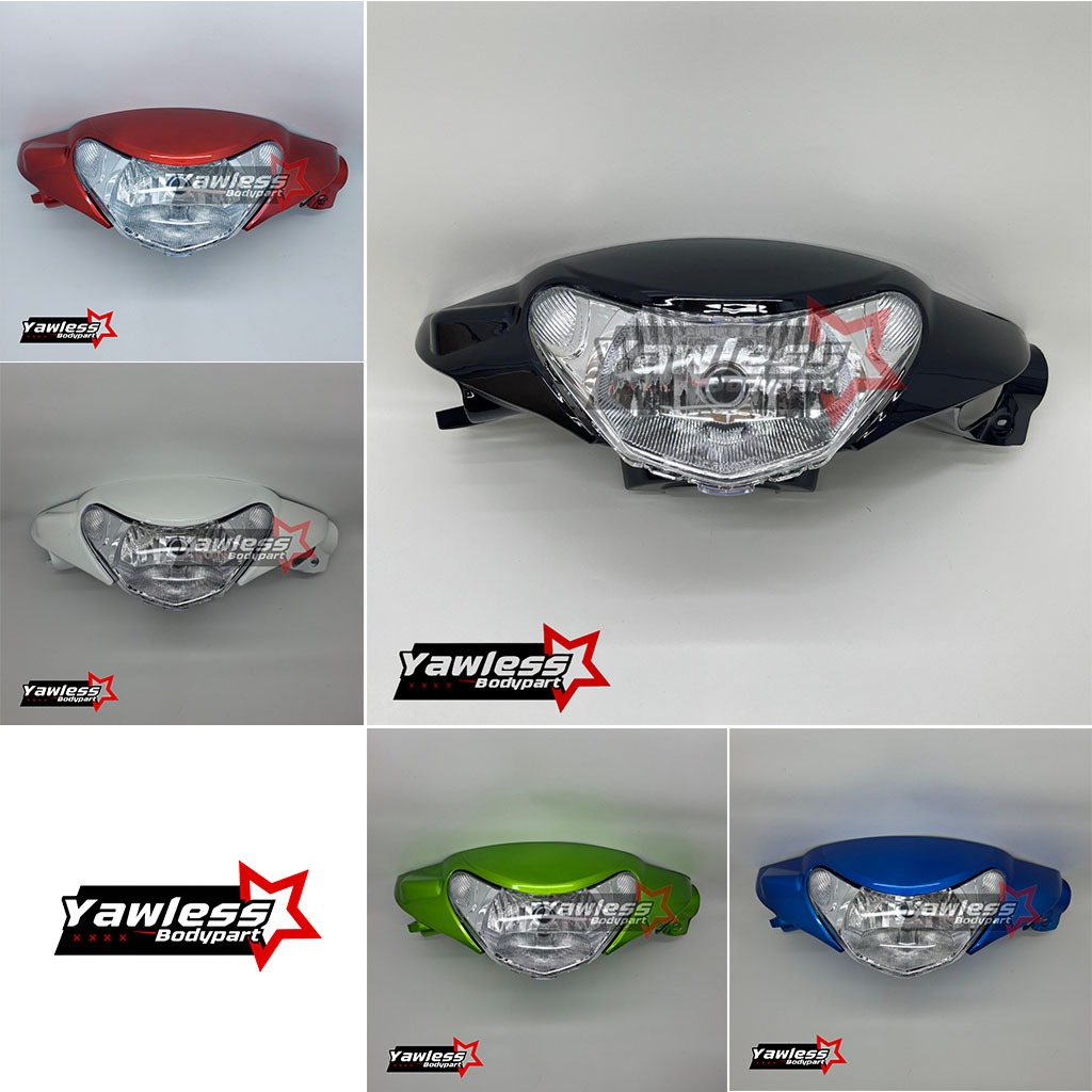 BATOK LAMPU DEPAN MOTOR YAMAHA MIO SPORTY MIO SMILE TAHUN 2009 2010 2011 2012 WARNA HITAM BIRU MERAH