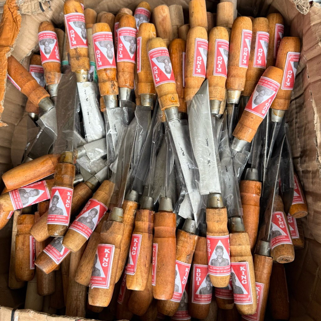 Pisau Baja asli Super Tajam pisau ikan daging Ayam