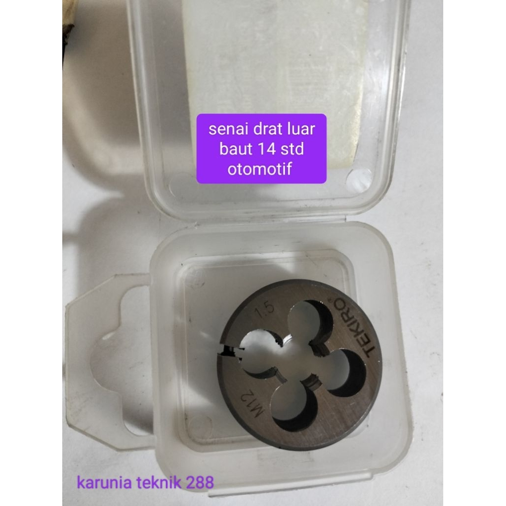 M12x1.5 senai pipa roundies baut 17 tekiro standar