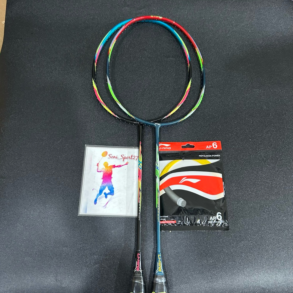 RAKET BADMINTON LI-NING G - FORCE 9 DAN G-FORCE 10 ORIGINAL(FUL SET+PASANG SENAR LI-NING