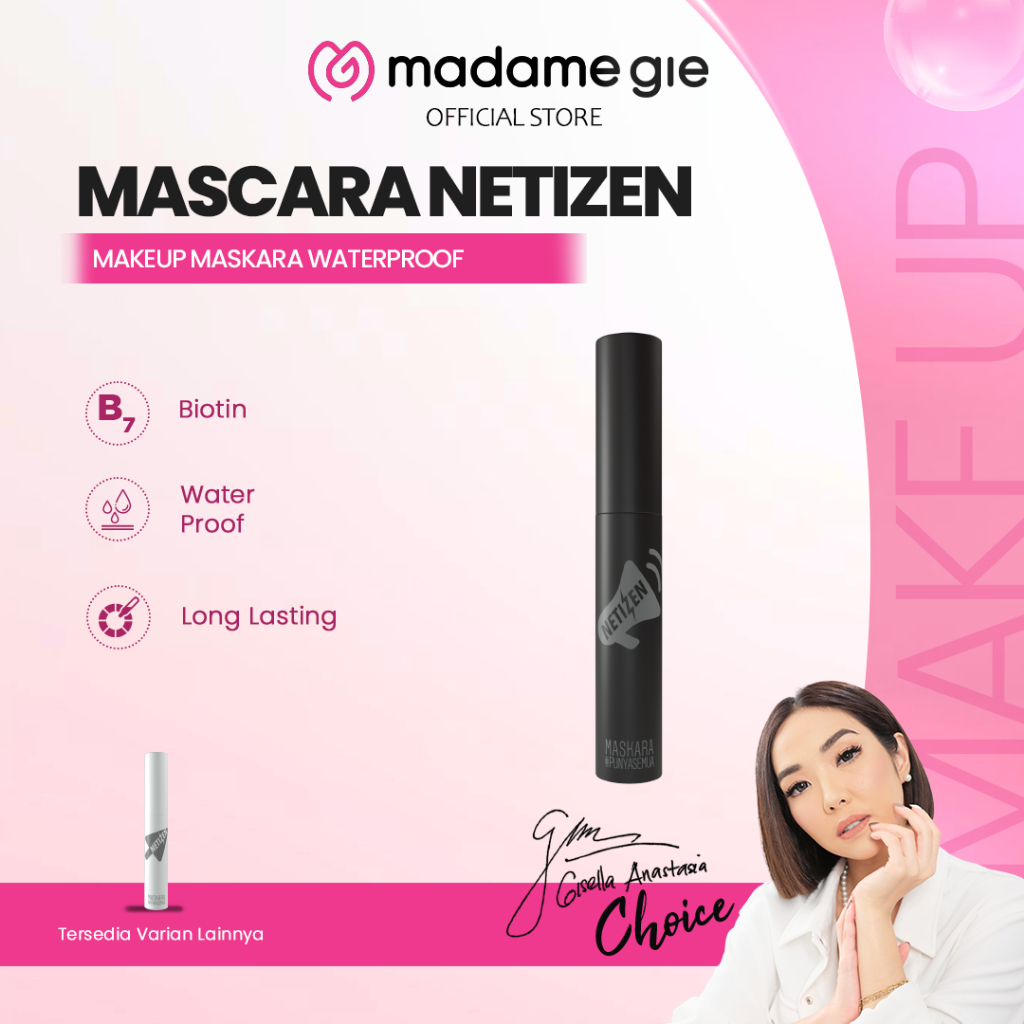 MADAME GIE Mascara Netizen - Make Up Maskara Waterproof | GLAM GIRL OFFICIAL