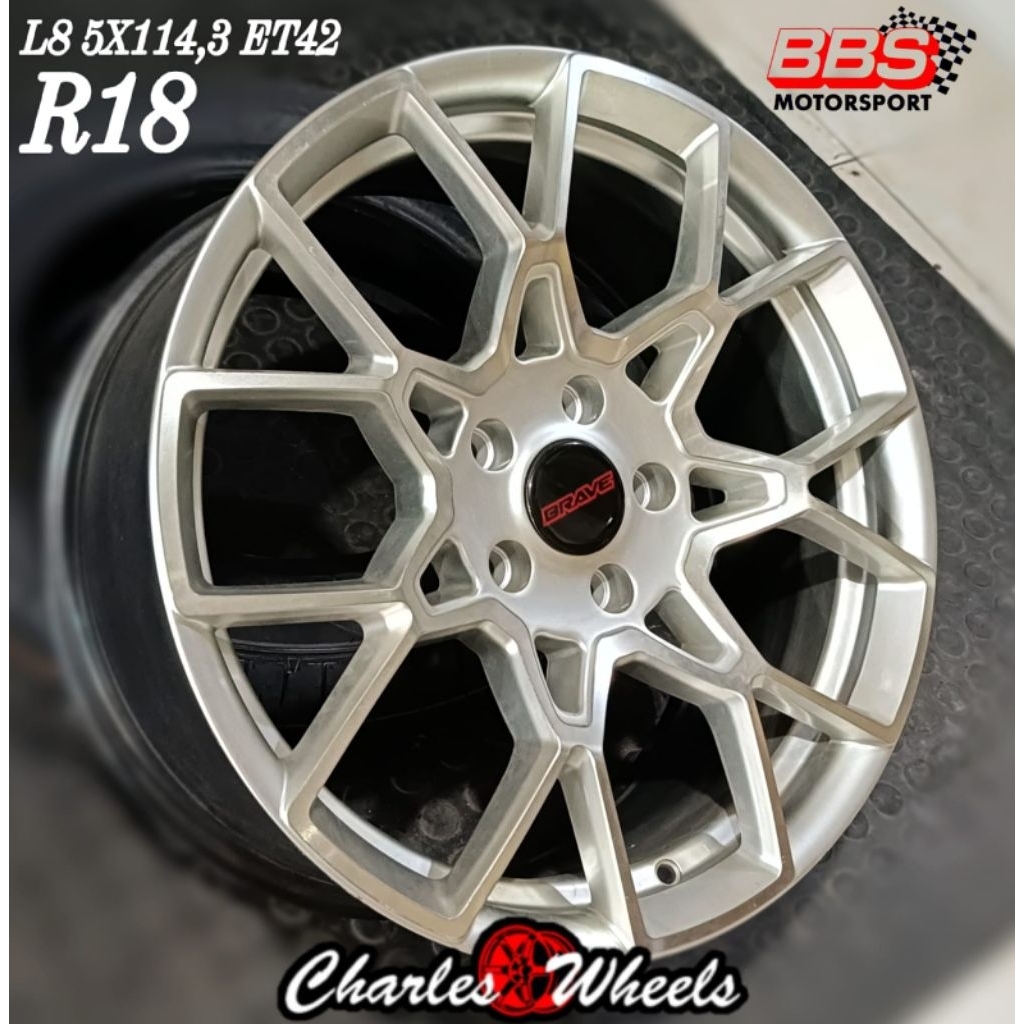 JUAL VELG MURAH REP BBS R18 5X114,3 HRV CRV TERIOS RUSH DLL