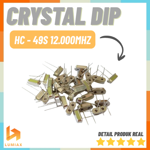Crystal Dip 49S 12.000Mhz 12,000Mhz 12.000 Mhz 12,000 Mhz
