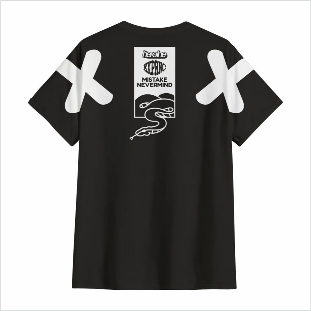 Spread Kaos T-shirt Unisex Black - Heroine Exprnc