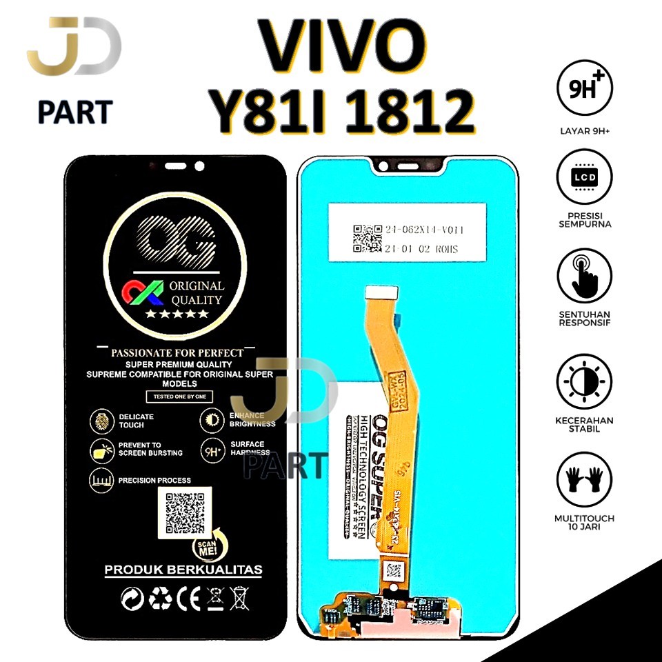 LCD TOUCHSCREEN VIVO Y81I 1812 COMPLETE ORIGINAL
