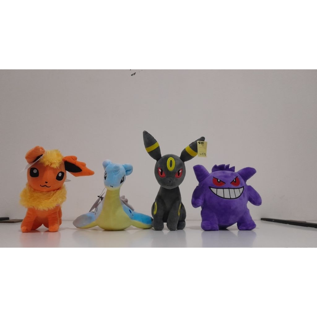 boneka gengar lapras flareon