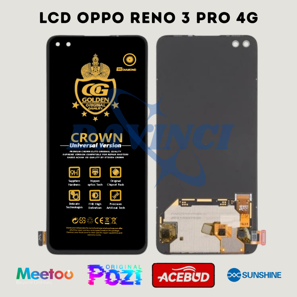 LCD OPPO RENO 3 PRO 4G TOUCHSCREEN FULLSET COMPLETE ORIGINAL